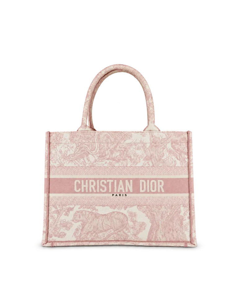 Blush Wildlife Pattern Tote — main view