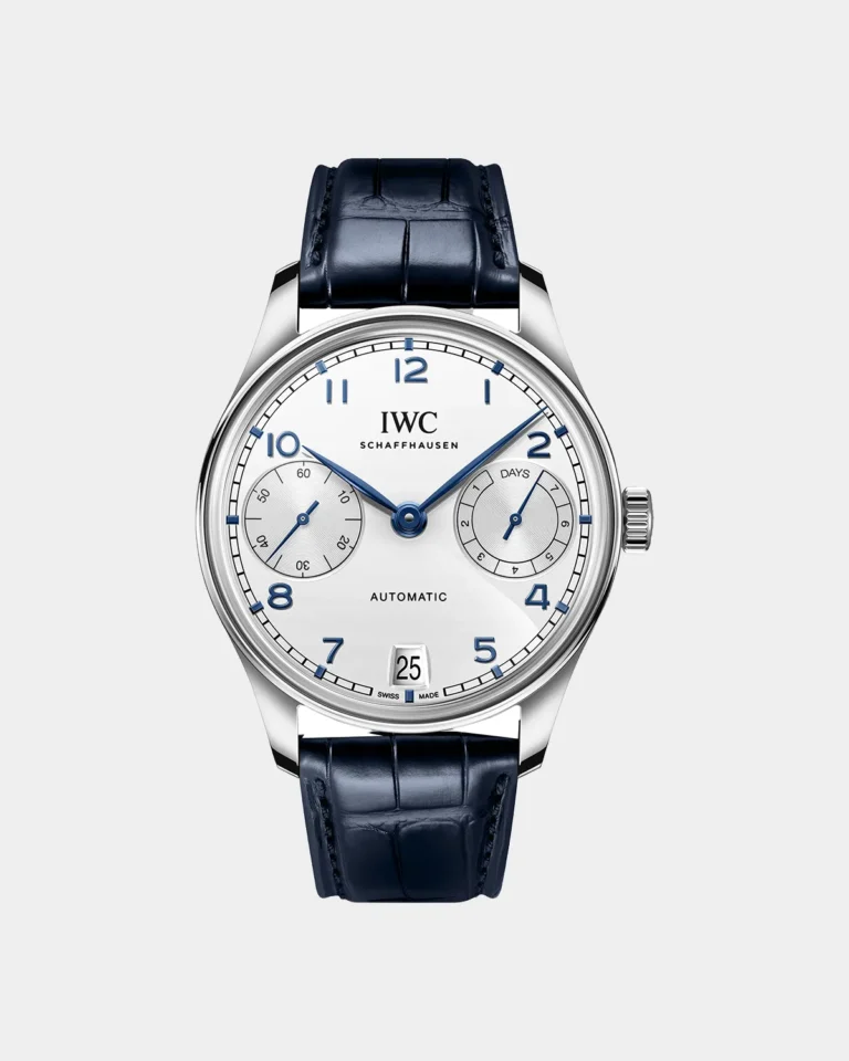 The Heritage Maritime Executive – Silver & Blue Leather