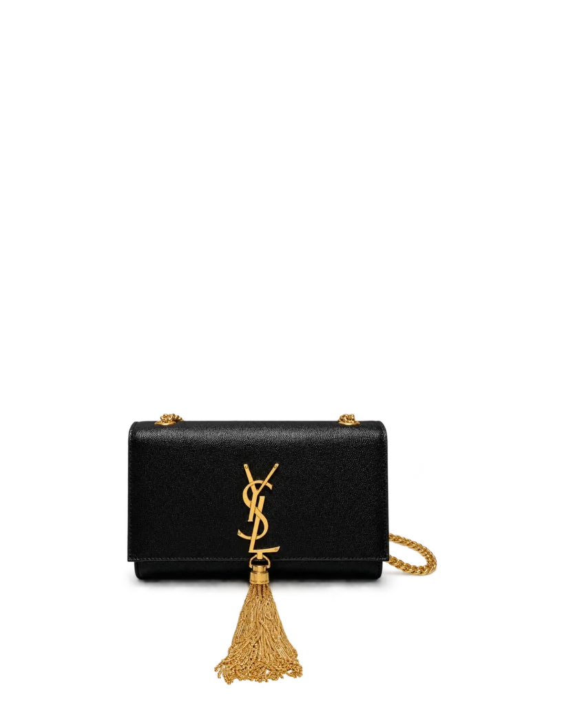 Black Tassel Chain Flap Bag — main view
