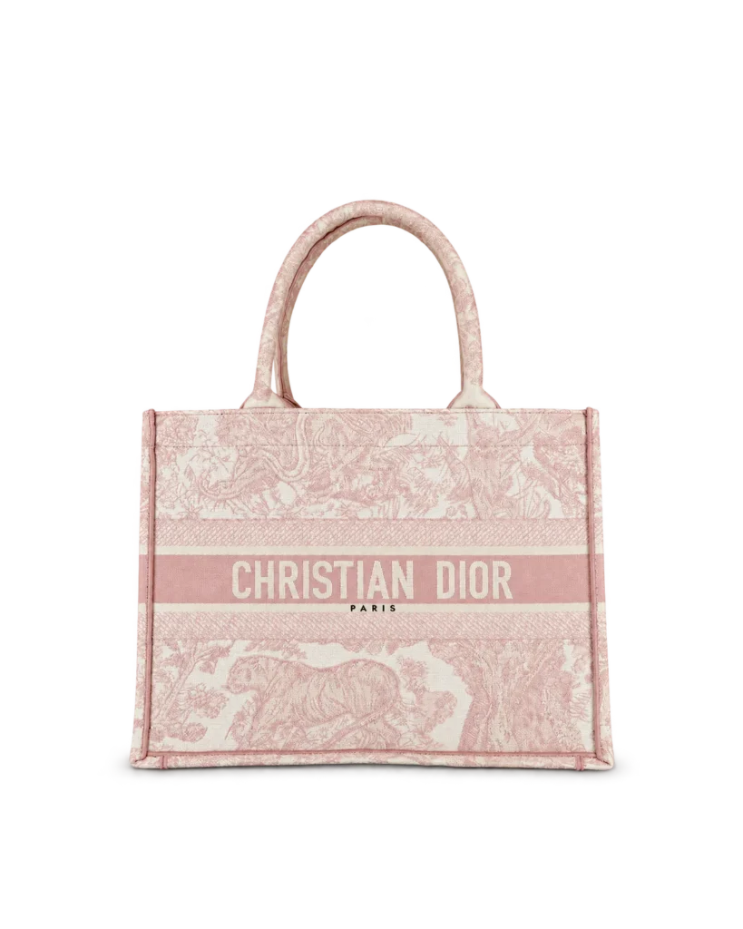 Blush Wildlife Pattern Tote — main view
