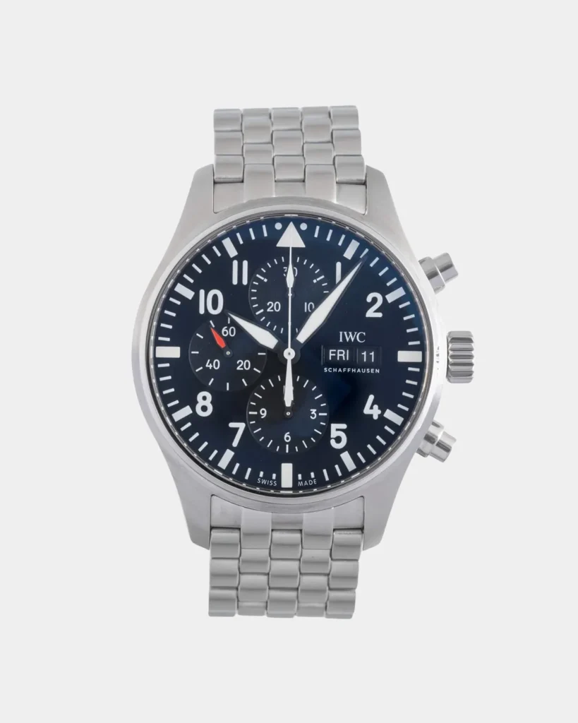 The Stratosphere Aviator Chronograph – Full Steel & Blue