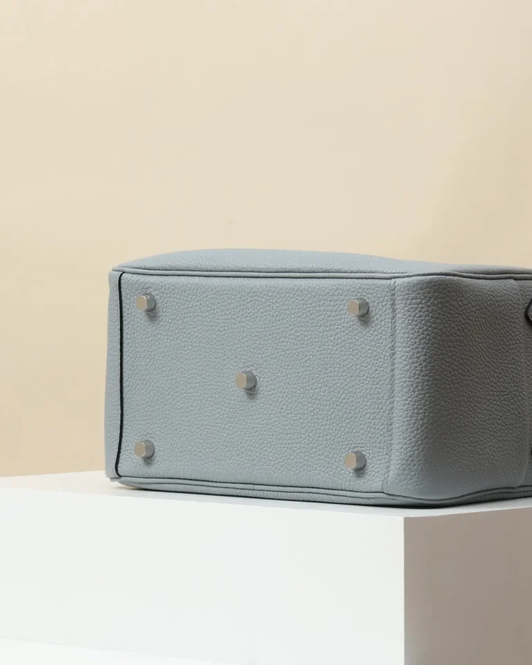 Ice Blue Folded Shoulder Bag — base view