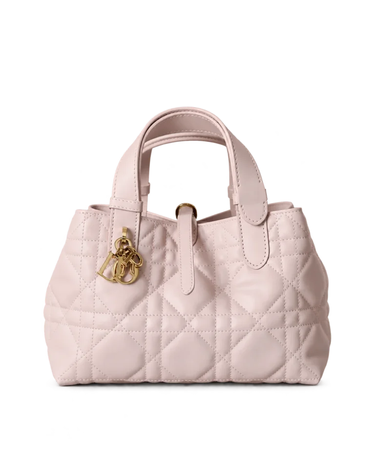 Pale Pink Soft Quilted Tote — main view