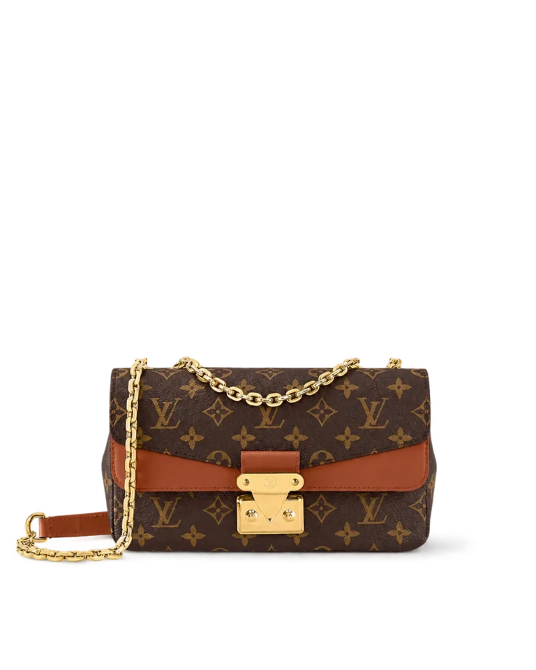 Brown Monogram Caramel Chain Flap Bag — main view