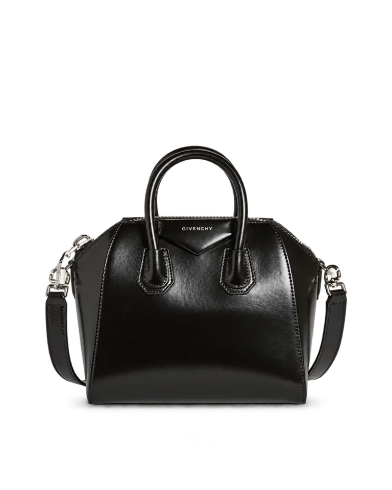 Black Architectural Top Handle Bag — main view