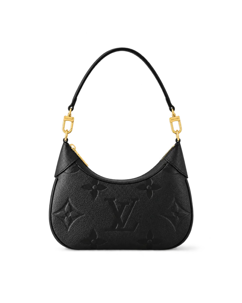 Black Mini Moon-Inspired Crescent Bag — main view