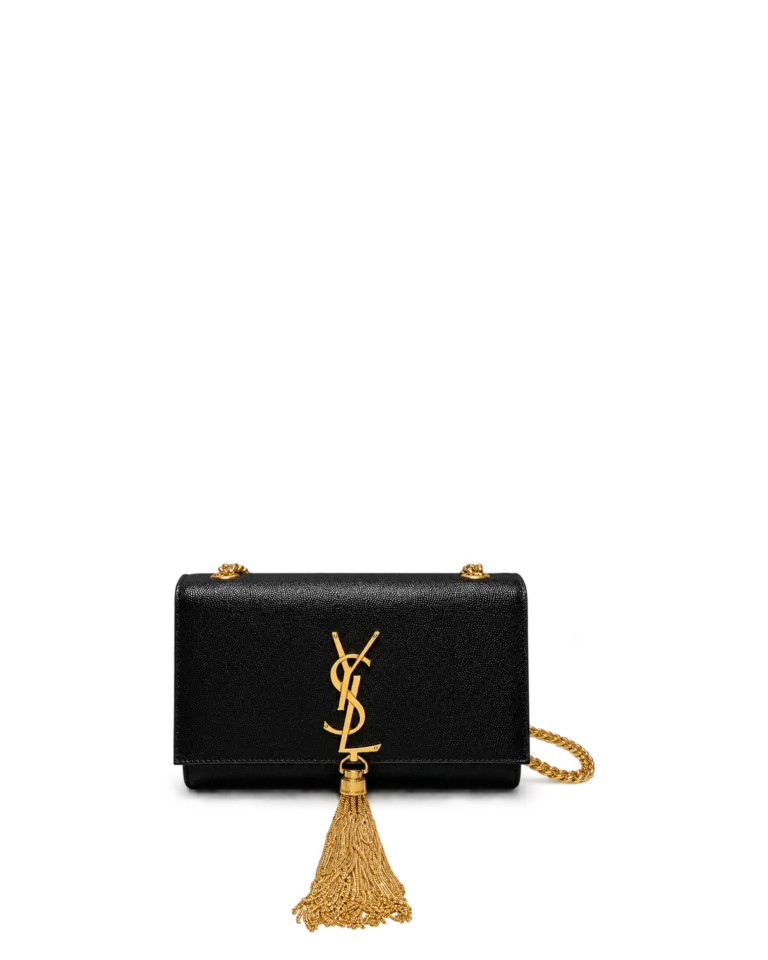 Black Tassel Chain Flap Bag — main view