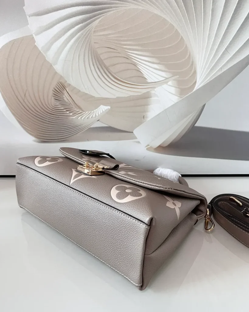 Madeleine-Inspired Monogram Top-Handle Handbag — base view