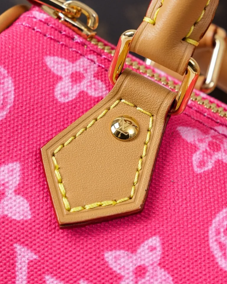 Pink Monogram Mini Top-Handle Bag