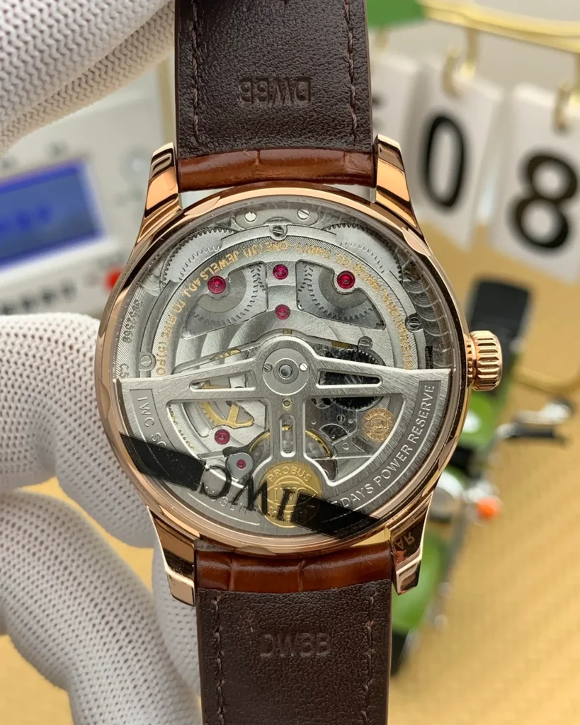 The Heritage Maritime Executive – Rose-Gold-Tone & Brown Leather — 6