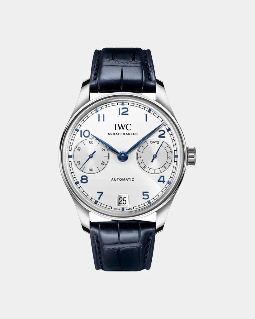 The Heritage Maritime Executive – Silver & Blue Leather