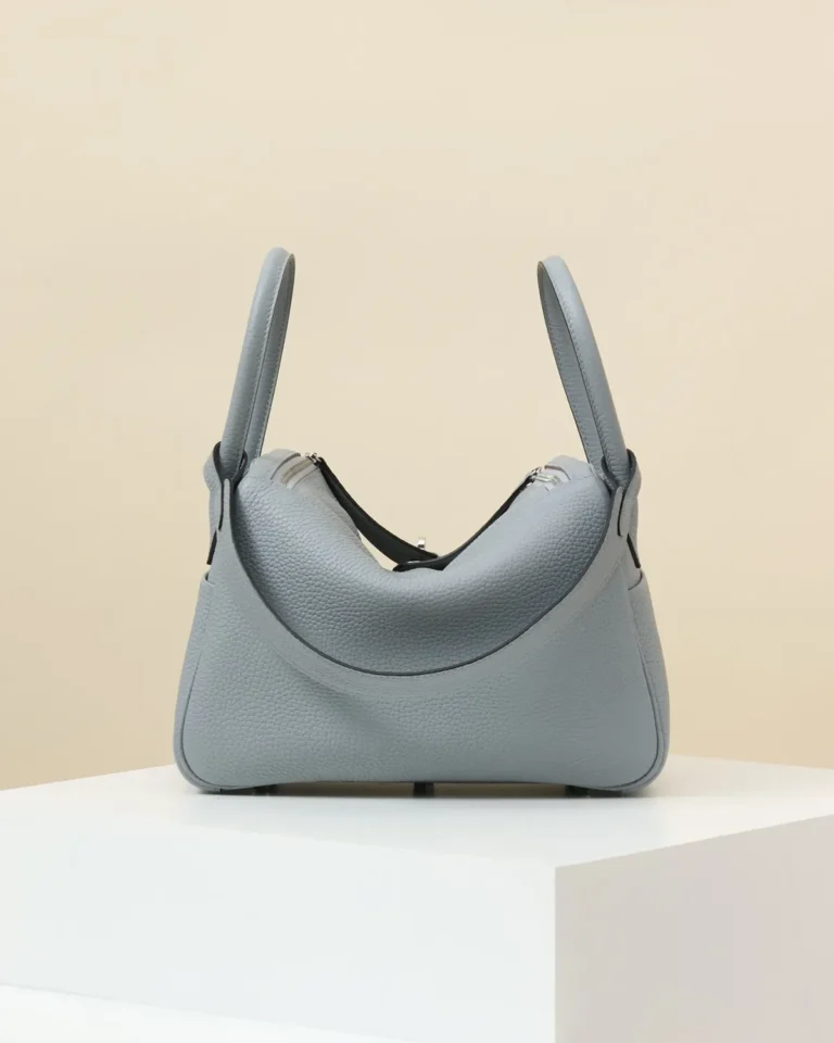 Ice Blue Folded Shoulder Bag — rear view