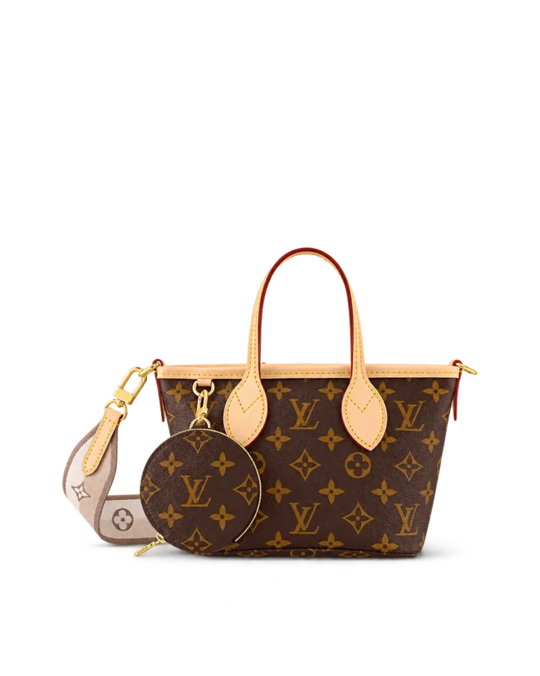 Brown Monogram Mini Tote with Round Pouch — main view