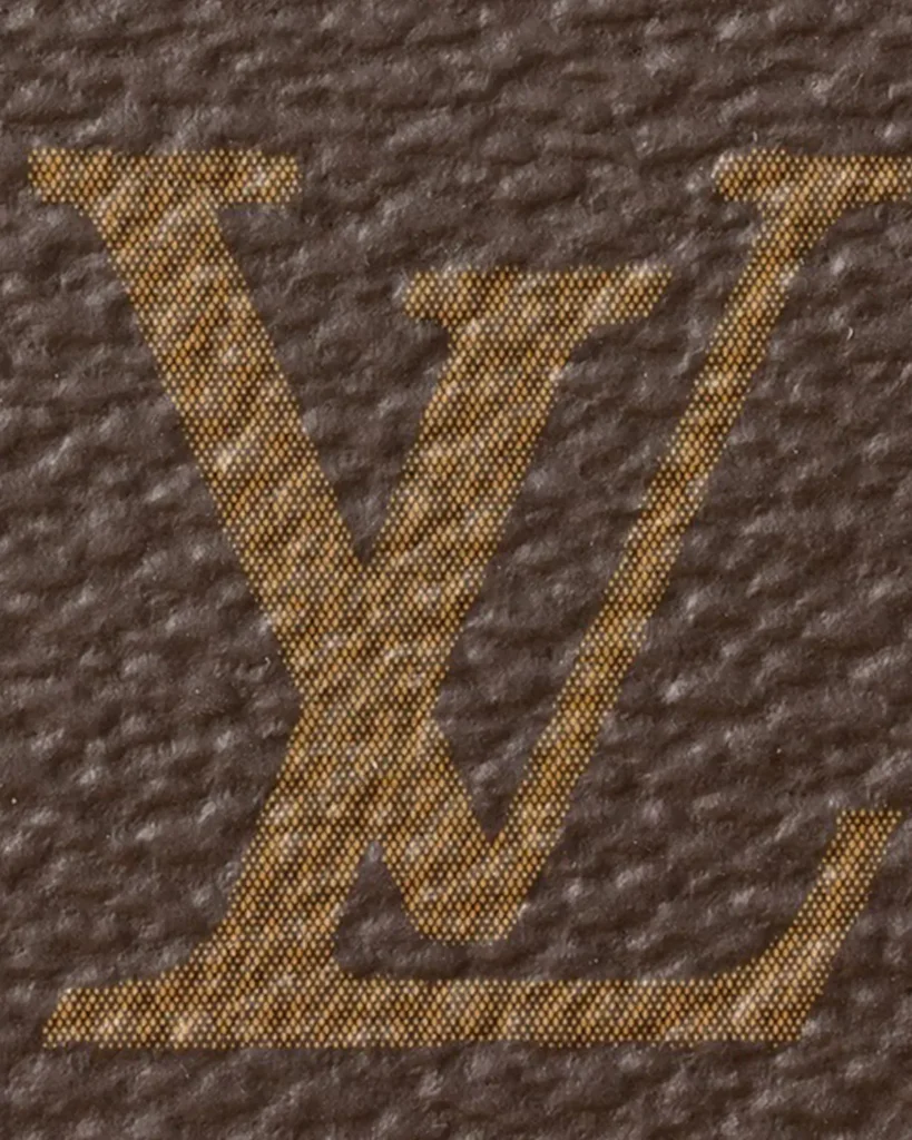 Brown Monogram Vanity Case with Padlock — pattern view