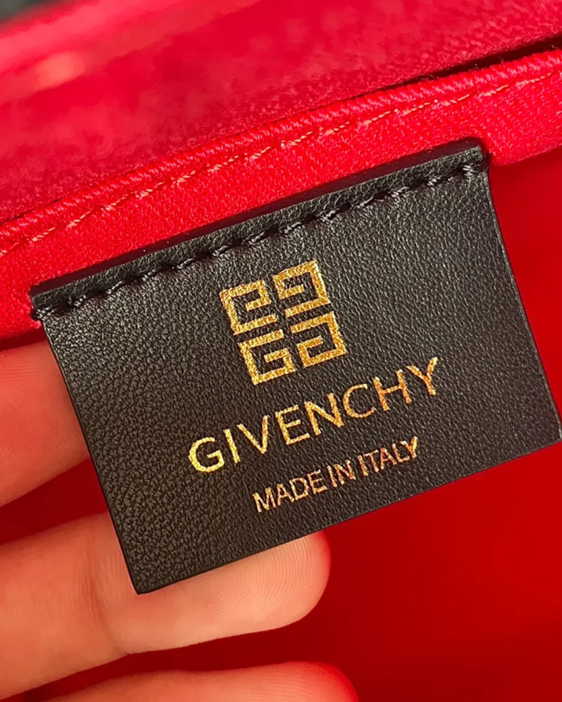 Black Logo Box Shopper — label detail