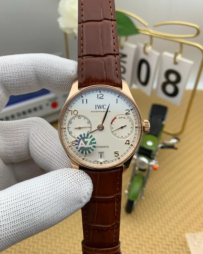 The Heritage Maritime Executive – Rose-Gold-Tone & Brown Leather — 2