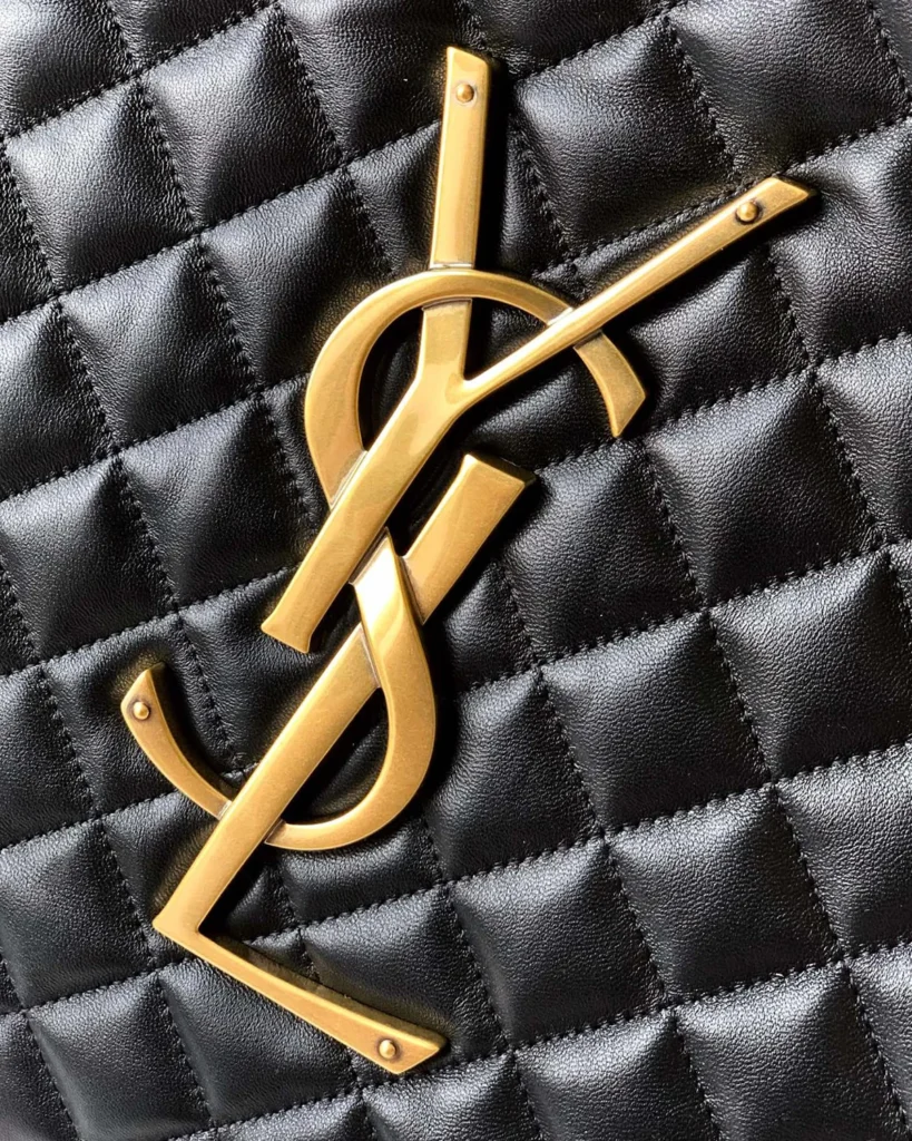 Black Diamond Quilted Shopper — emblem view