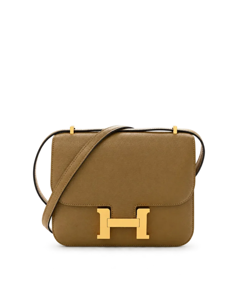 Kraft Tan constance-inspired mini 18 bag, main view