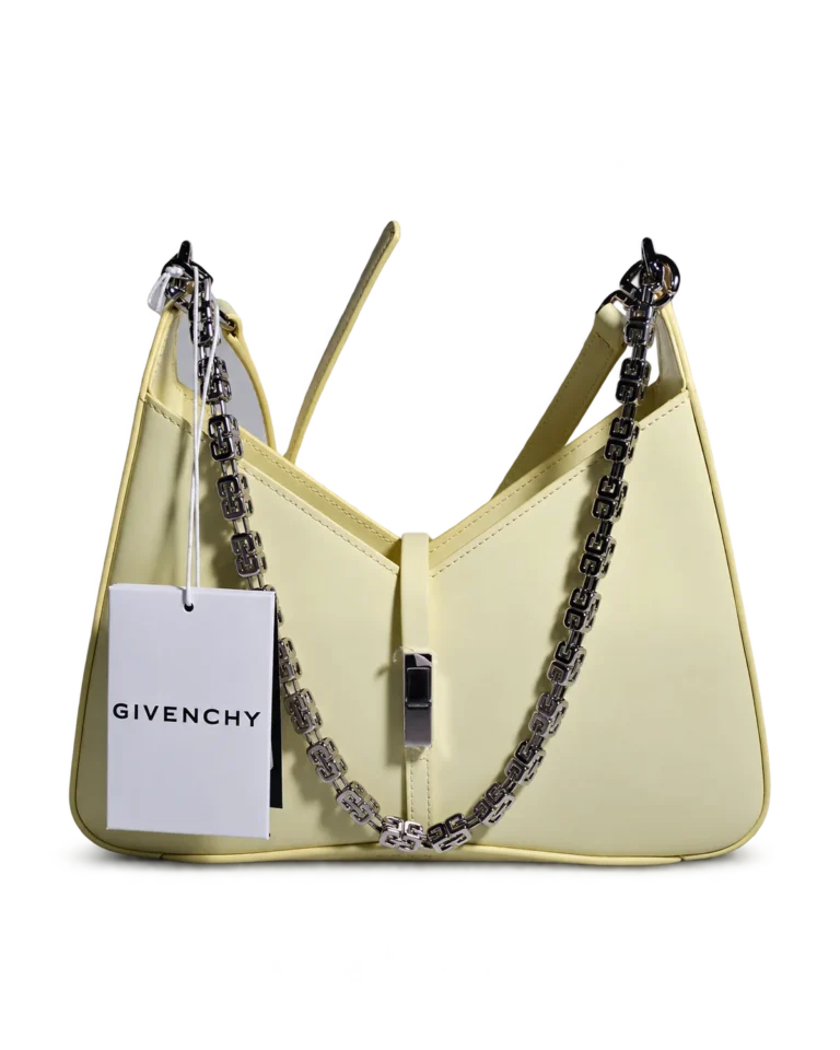 Pale Green V-Top Chain Shoulder Bag — main view