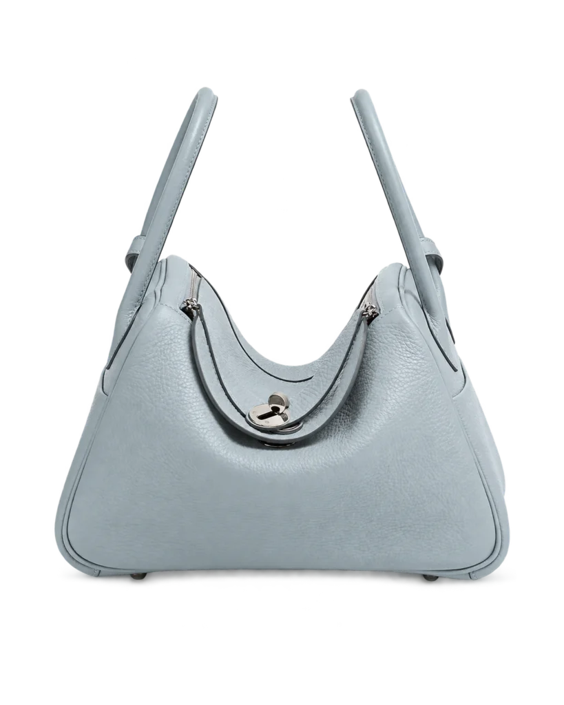 Ice Blue Folded Shoulder Bag — main view