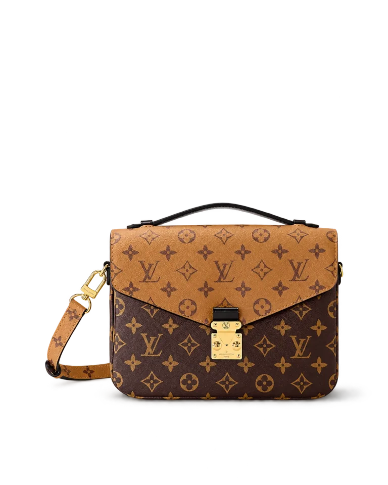 Two-Tone Monogram Envelope Satchel — main view