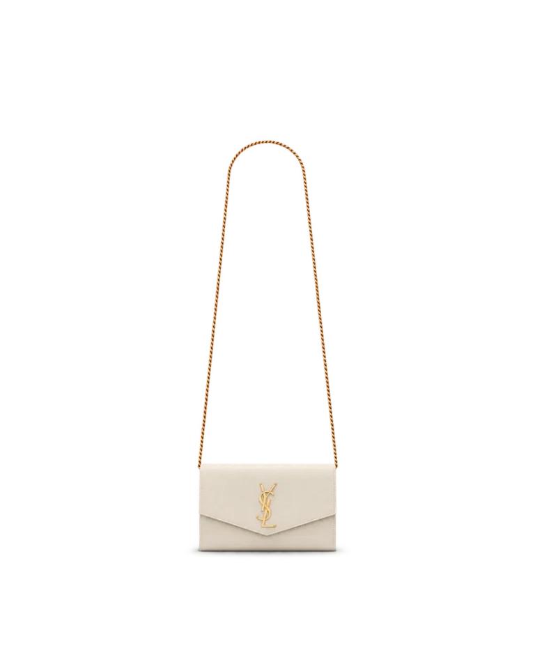 Cream Envelope Chain Wallet — main view
