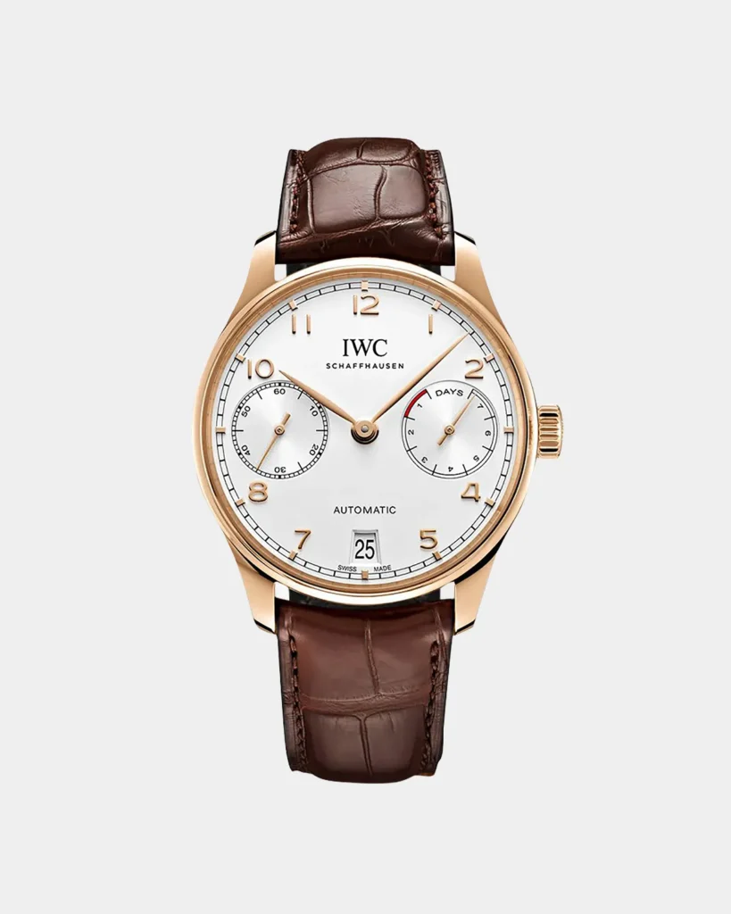 The Heritage Maritime Executive – Rose-Gold-Tone & Brown Leather
