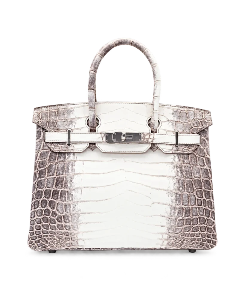 Grey Ivory Gradient Scale-Texture Bag — main view
