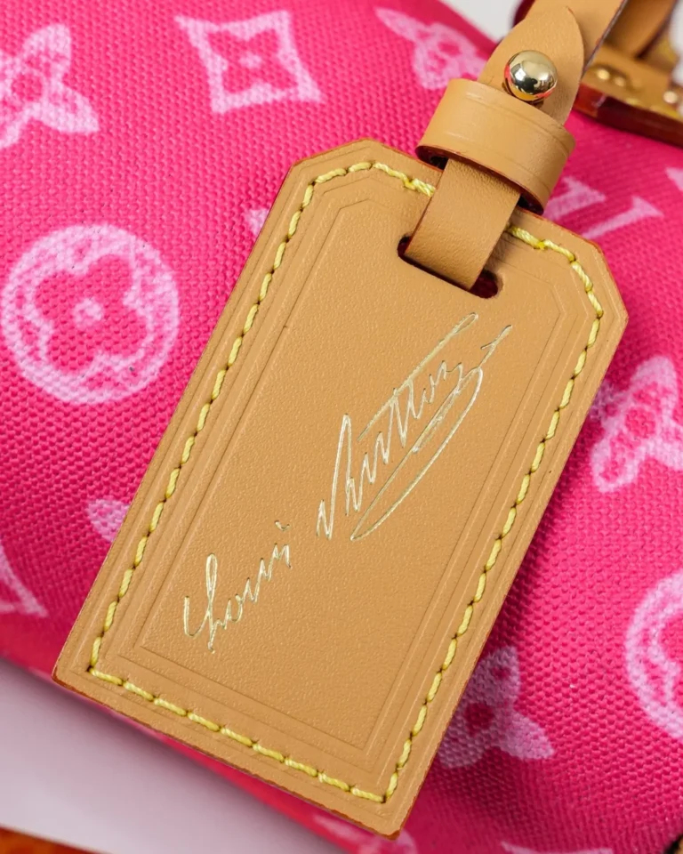 Pink Monogram Mini Top-Handle Bag