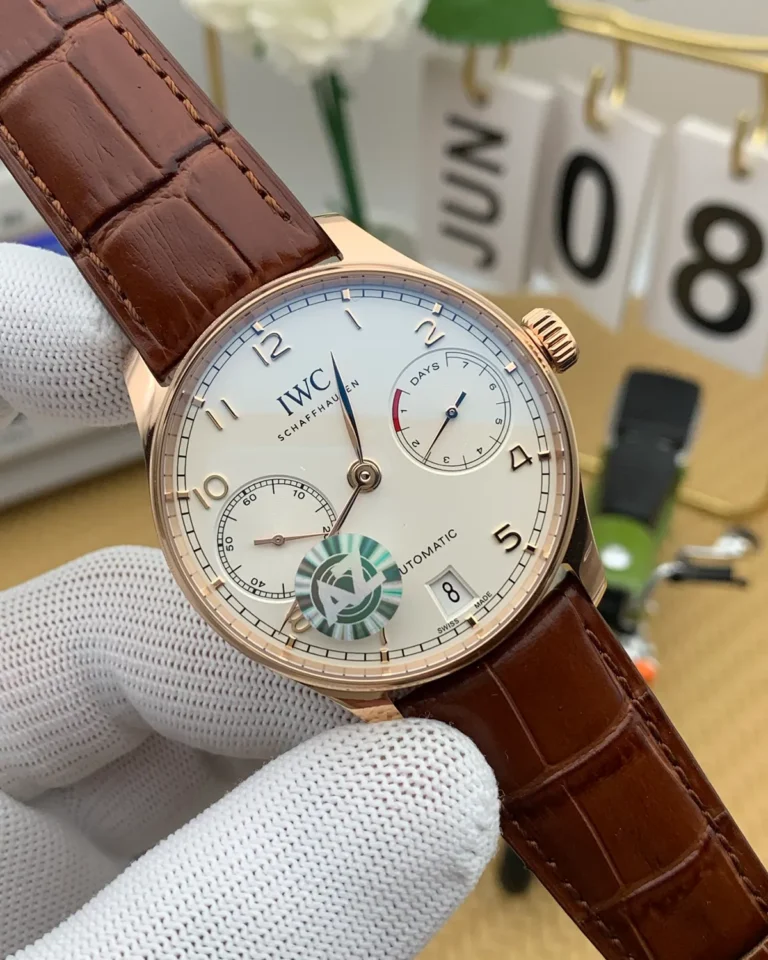 The Heritage Maritime Executive – Rose-Gold-Tone & Brown Leather