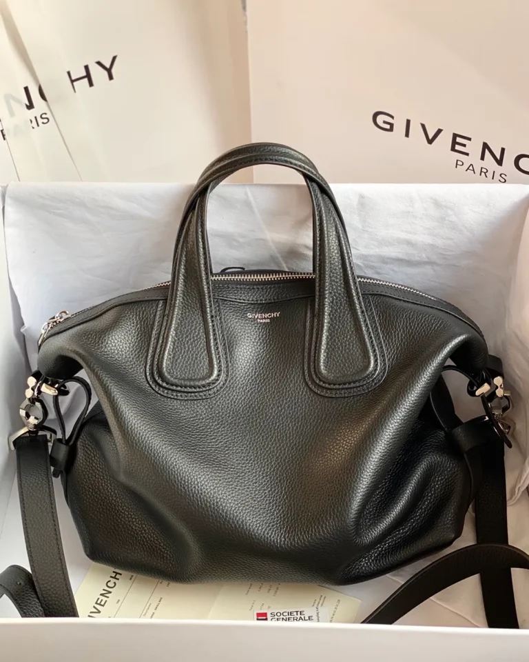 Black Rounded Twin-Handle Satchel — front alternate