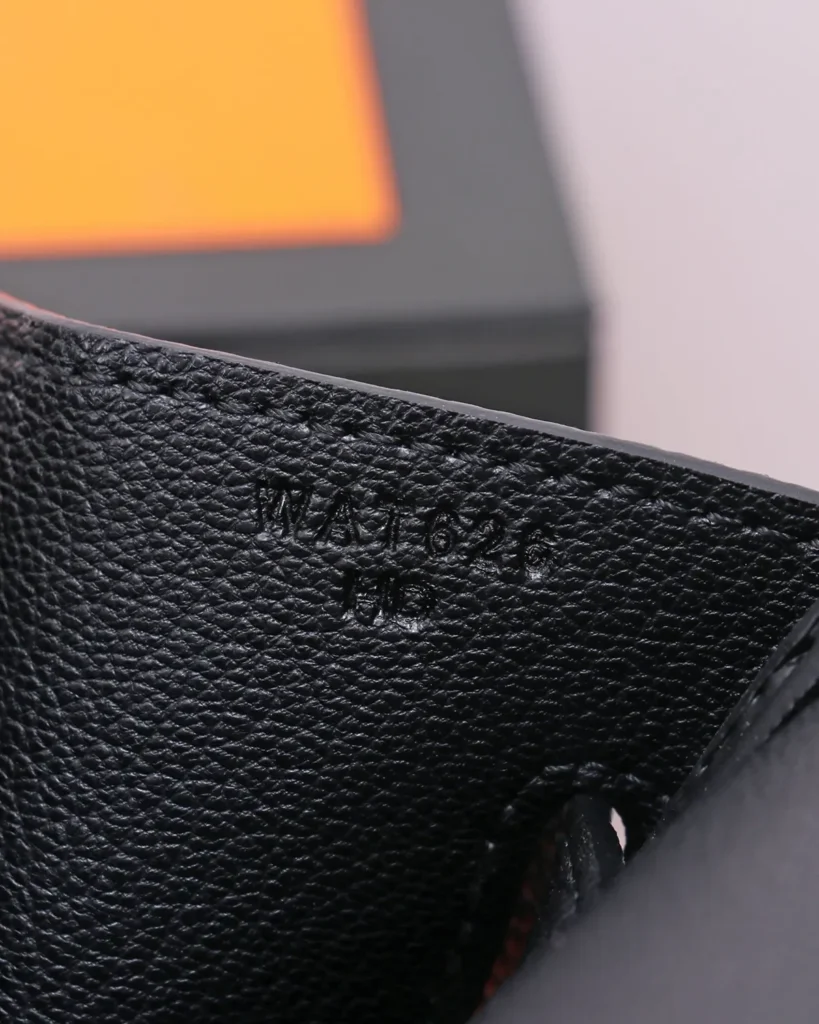 Dark Navy Tall Strap Bag — texture detail view