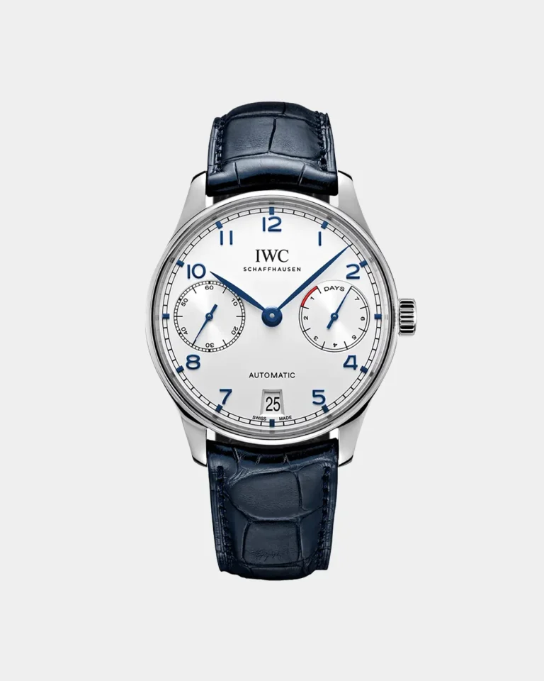 The Heritage Maritime Executive – White & Blue Leather